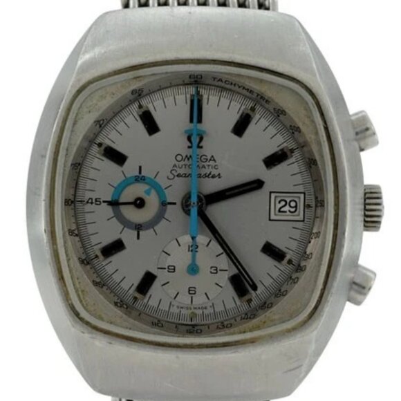 Omega 42mm Jedi TV Case Automatic 1040 Chronograph Vintage Watch Ref: 176.005! main image 4